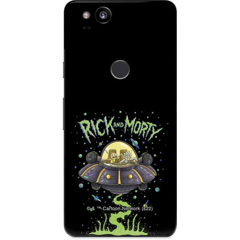 Adult Swim Rick and Morty Spaceship Google Pixel 2 Skin